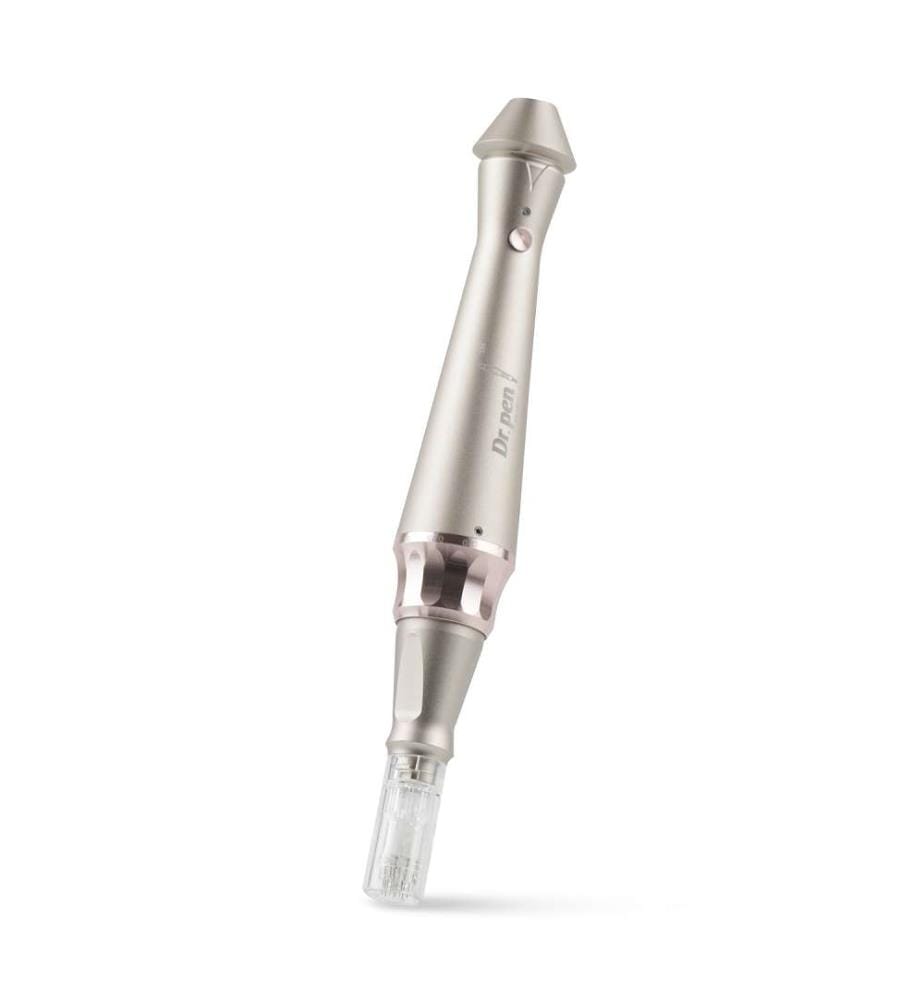 Stylo de beauté micro-aiguille pour le visage, avec batterie rechargeable - Argent