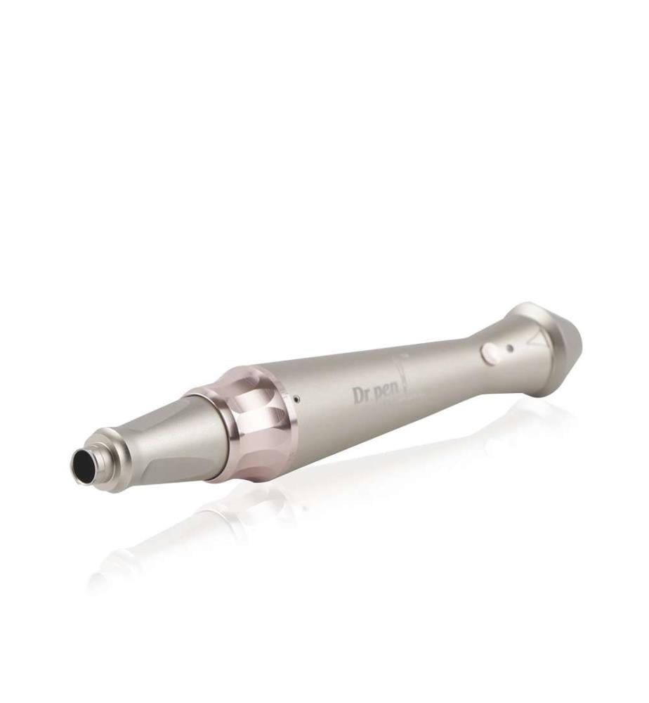 Stylo de beauté micro-aiguille pour le visage, avec batterie rechargeable - Argent