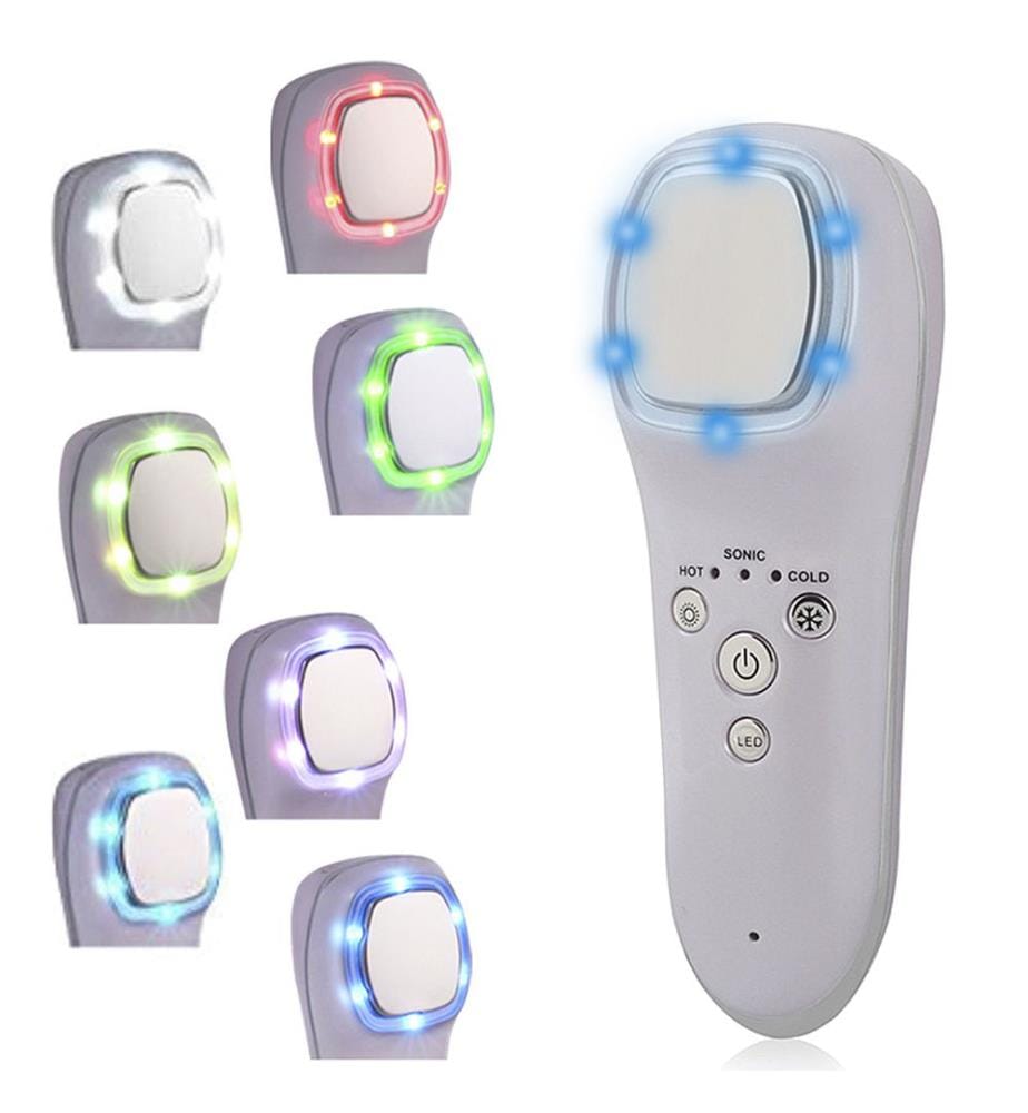 Instrument de beauté multifonction, contraste froid et chaud, traitement léger de la peau et masseur sonique