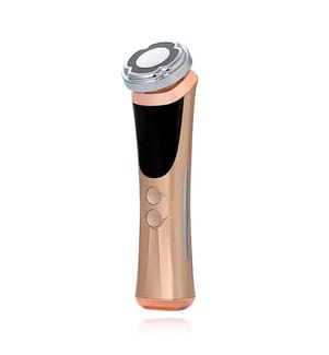 Instrument de beauté à ultrasons pour le nettoyage et la nutrition de la peau - Or