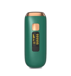 T4 IPL épilateur à lumière pulsée 5 degrés d'intensité, lumière continue de haute intensité 999 999 impulsions - Vert foncé