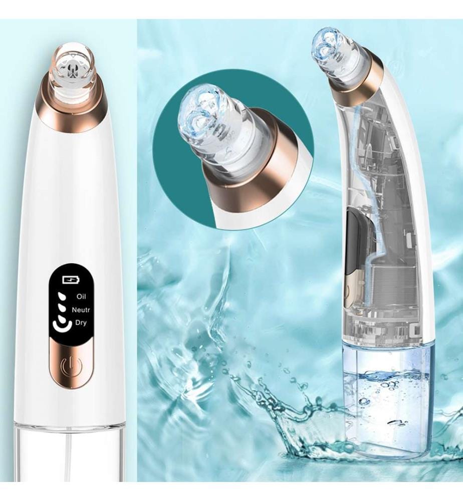 X13 Estrattore di punti neri con piccole bolle, circolazione dell'acqua3 MODI per tutti i tipi di pelle - Bianco