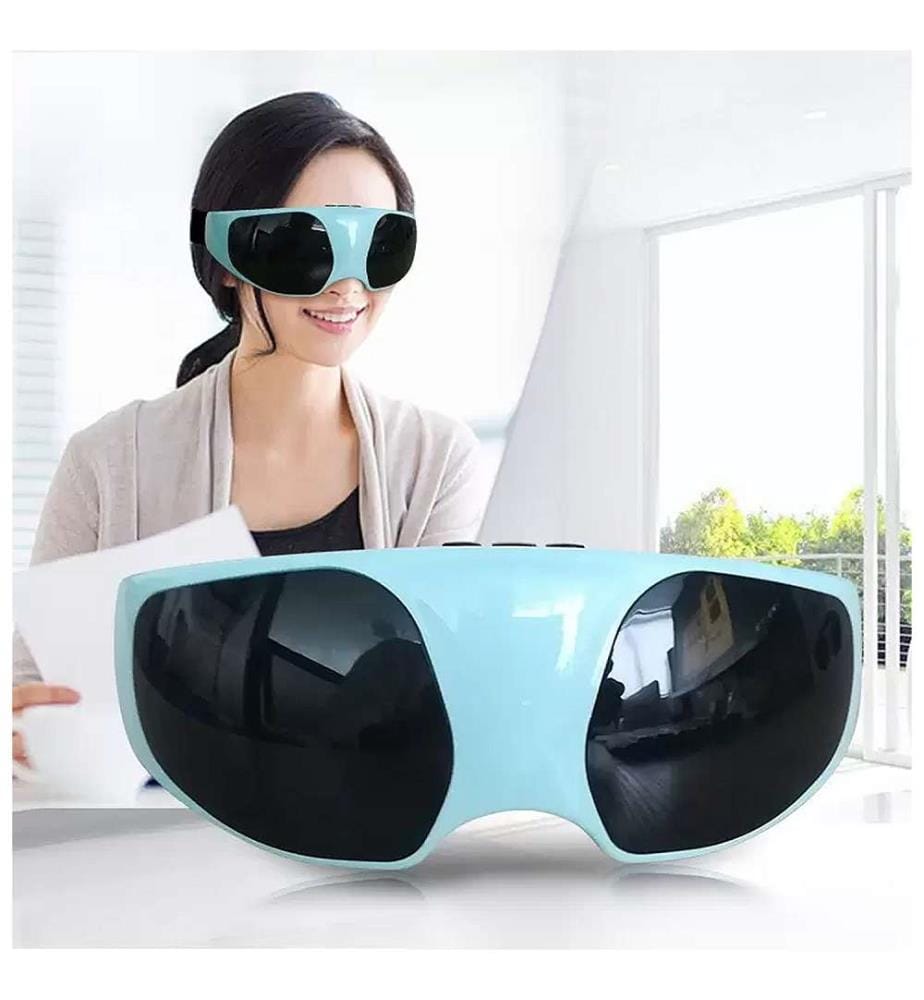 OT-019 masseur pour les yeux Favorise la circulation sanguine, effet anti-rides et anti-cernes Champ magnétique contre la fatigue oculaire - Noir