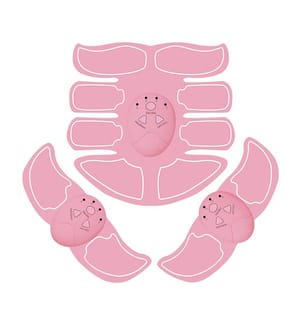 Stimulateur et masseur électronique intelligent 20 x 1,5 x 20 cm - Rose