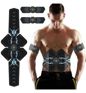 Masseur abdominal 25 x 0,3 x 20 cm - Noir