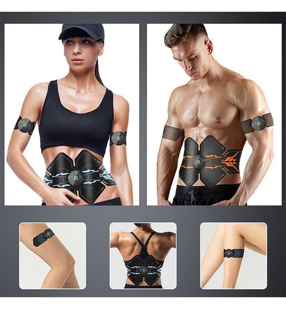 Masseur abdominal 25 x 0,3 x 20 cm - Noir
