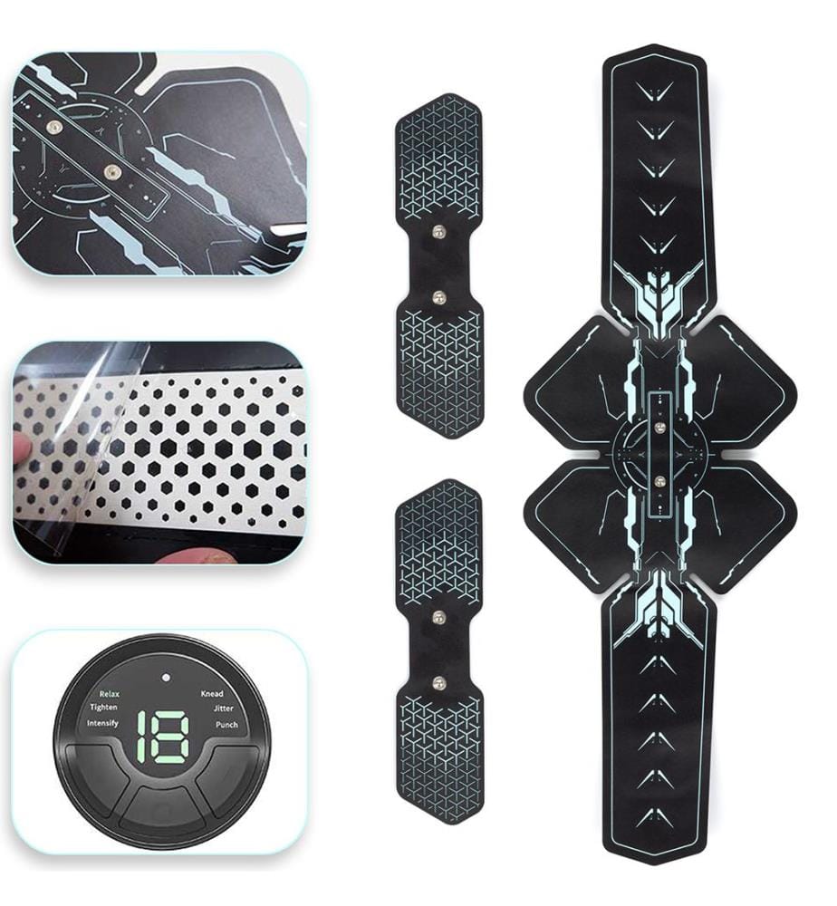 Masseur abdominal 25 x 0,3 x 20 cm - Noir