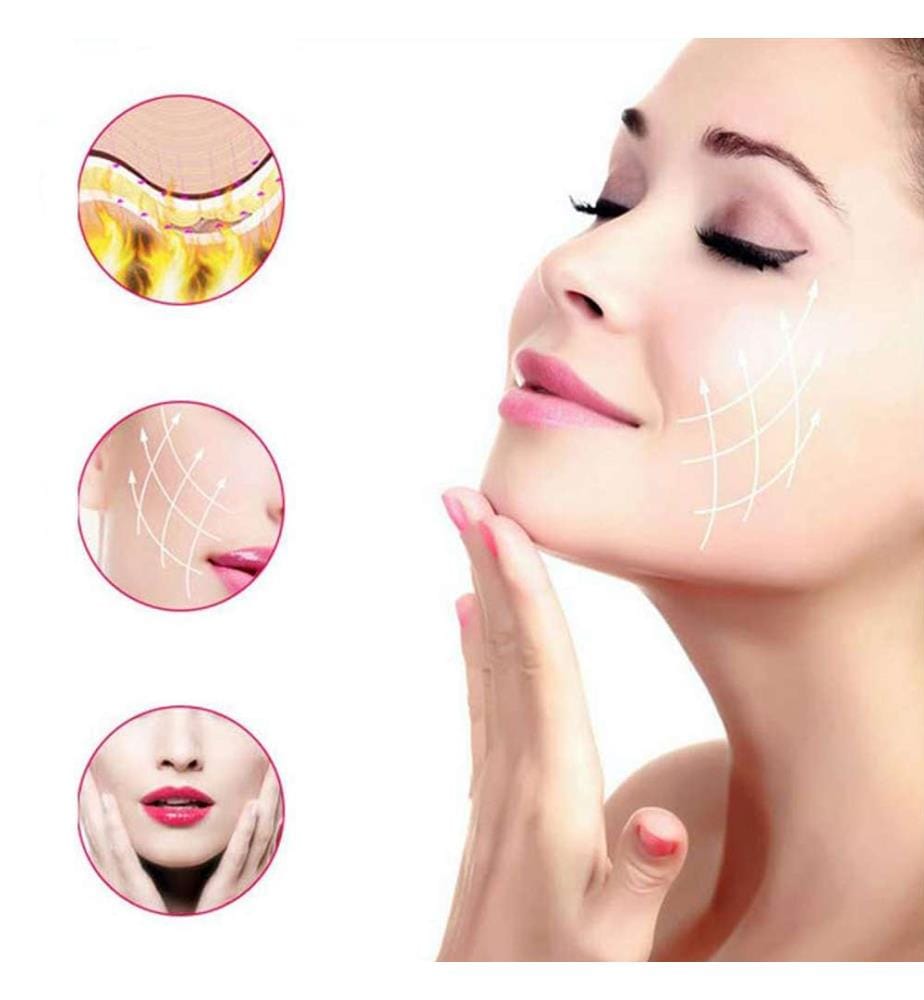 Appareil d'électrostimulation faciale 105Y avec télécommande Effet raffermissant, remodelant, lissant les signes du vieillissement - Noir