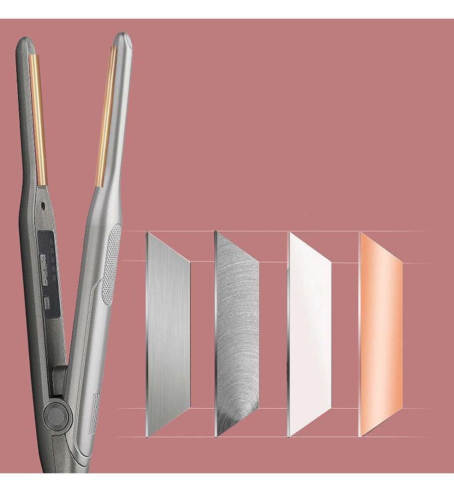 Boucleur de cheveux avec panneau céramique 3D Températures de 150 à 235 degrés - Gris