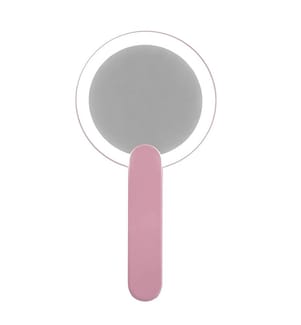 Miroir de maquillage pliable portable avec lumière LED