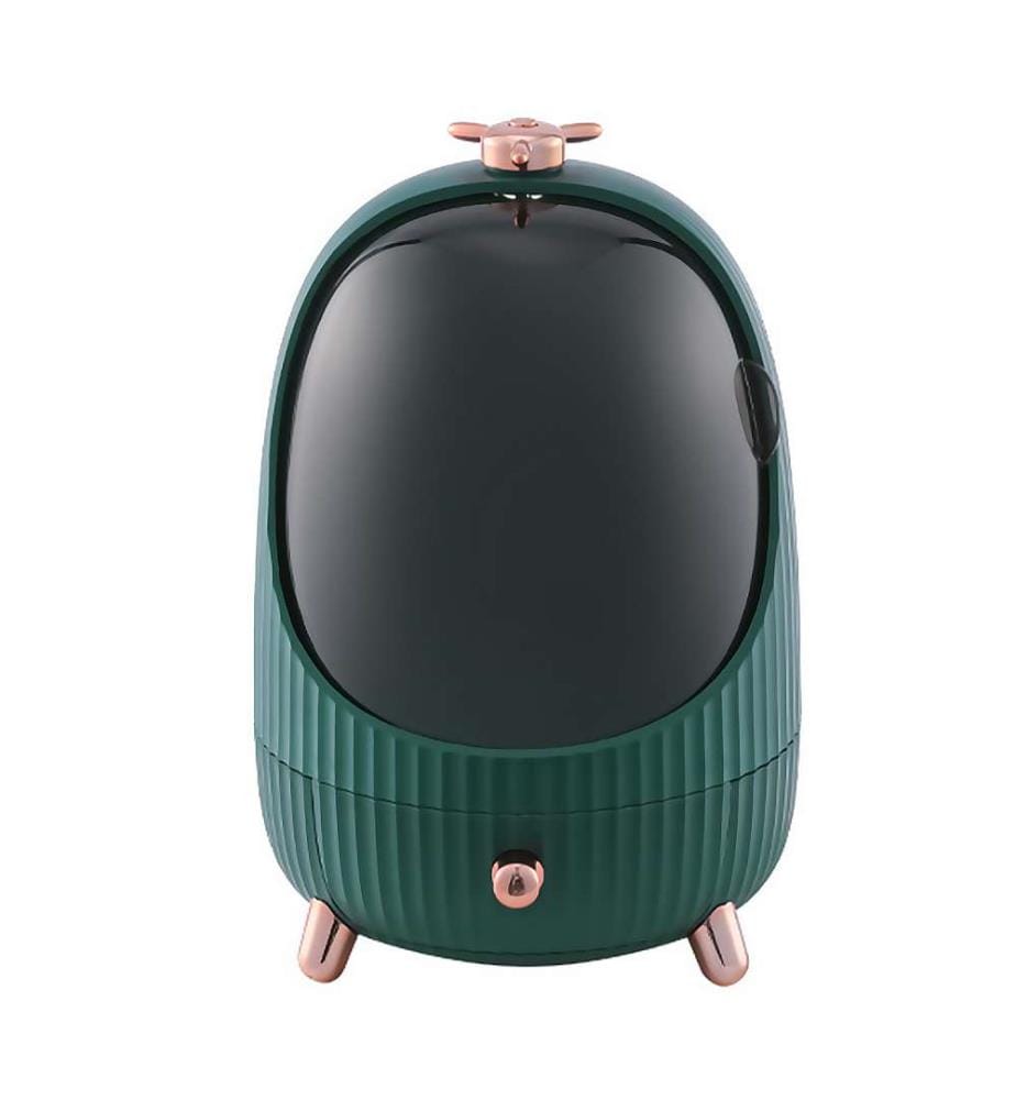 Tiroir organisateur de maquillage et de cosmétiques avec lumière Grande taille 33,5x23cm - Vert