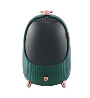 Tiroir organisateur de maquillage et de cosmétiques avec lumière Grande taille 33,5x23cm - Vert
