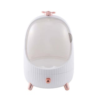 Tiroir organisateur de maquillage et de cosmétiques avec lumière Grande taille 33,5x23cm - Blanc