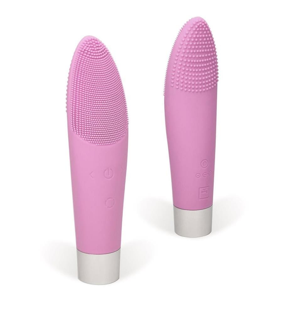 Brosse nettoyante électrique en silicone pour le visage, masseur et rasoir pour les zones délicates
