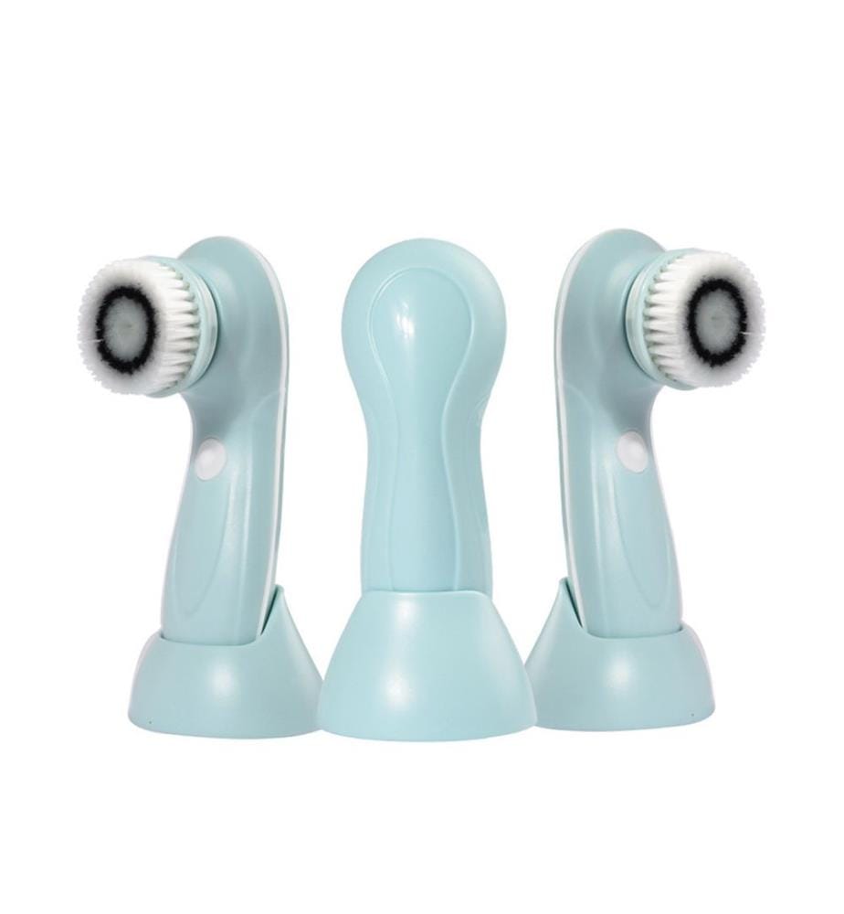 Brosse nettoyante, exfoliante et démaquillante pour le visage 3 en 1