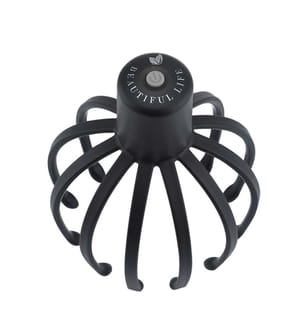 Masseur de tête électrique Octopus Libère les tensions, masse le cuir chevelu - Noir