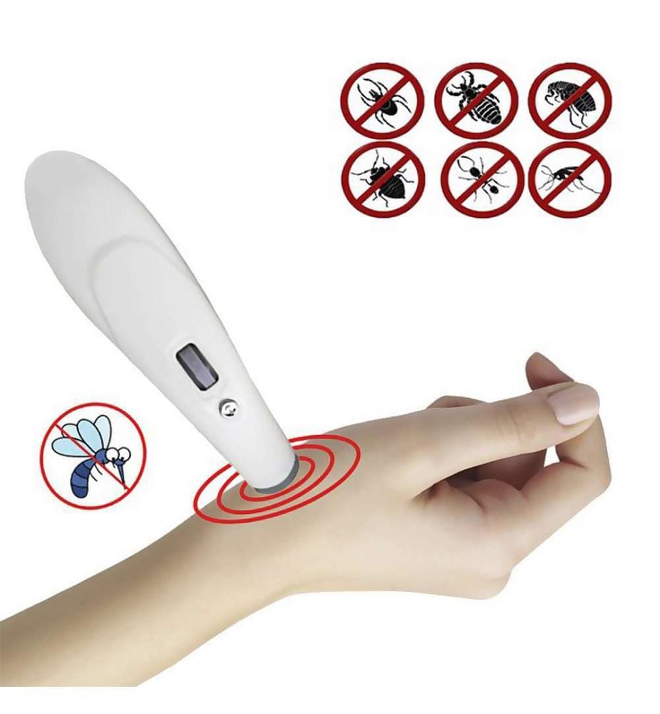 Relieves insect bites. Chemical-free treatment - White