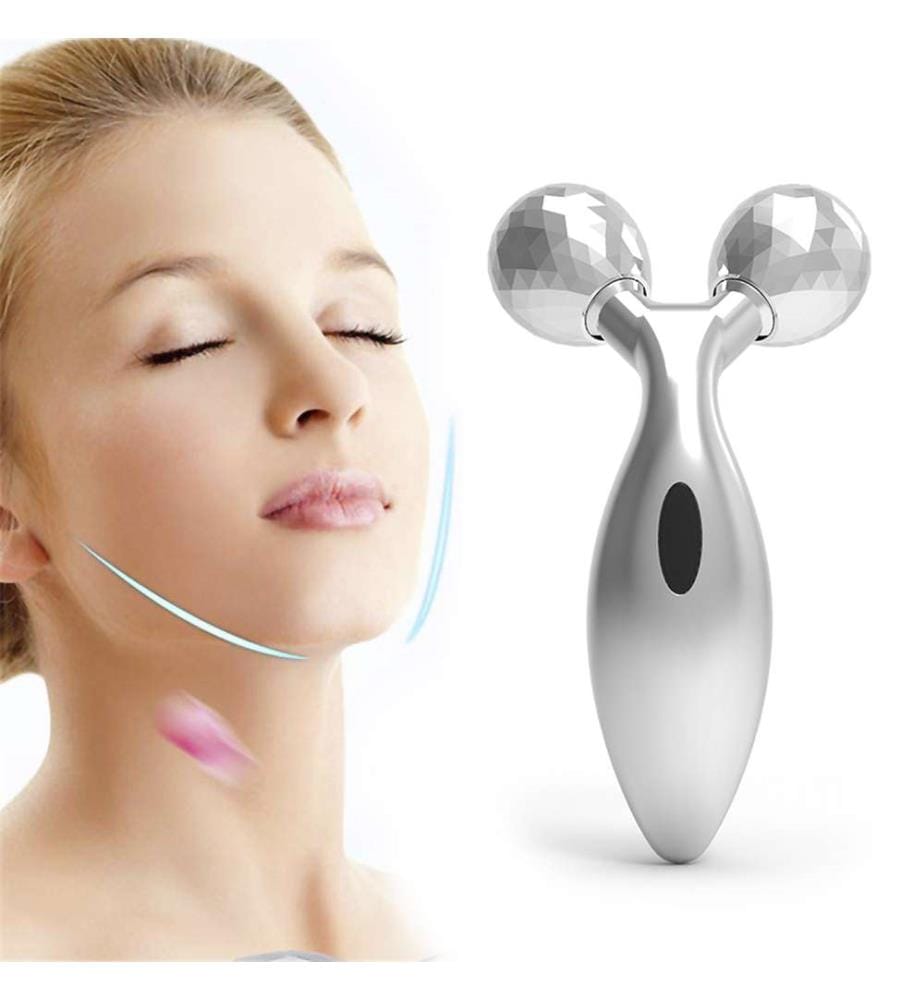 Rouleau de massage 3D Lifting visage étirement - Silver