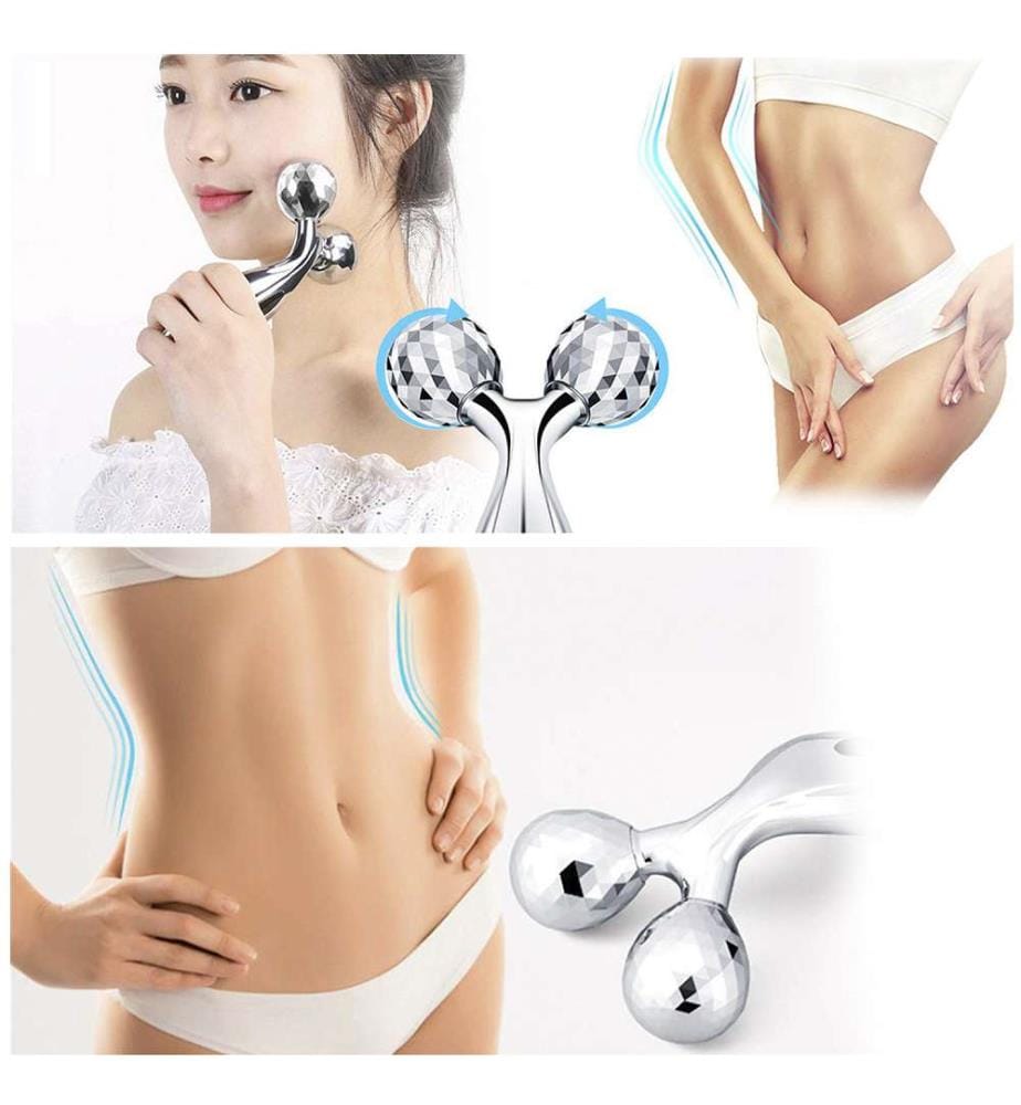 Rouleau de massage 3D Lifting visage étirement - Silver