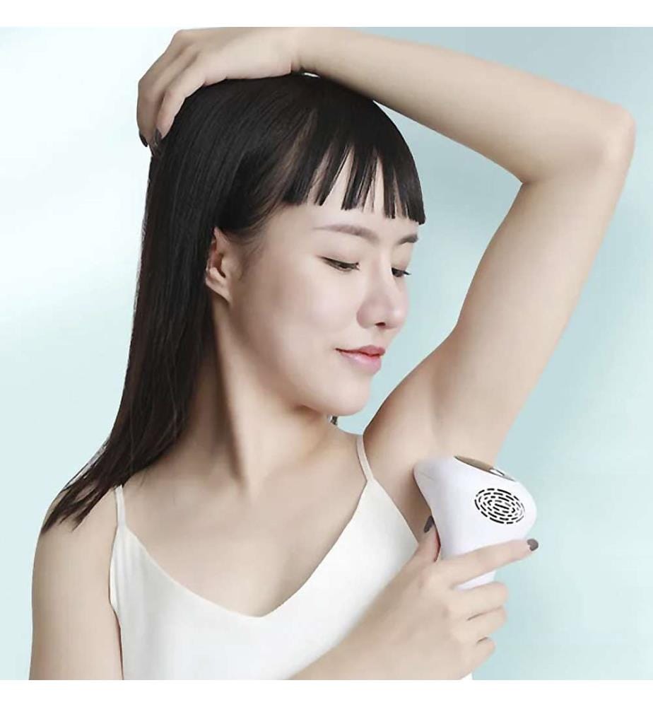 Épilateur à lumière pulsée IPL 8 niveaux, 900 000 flashs - Blanc
