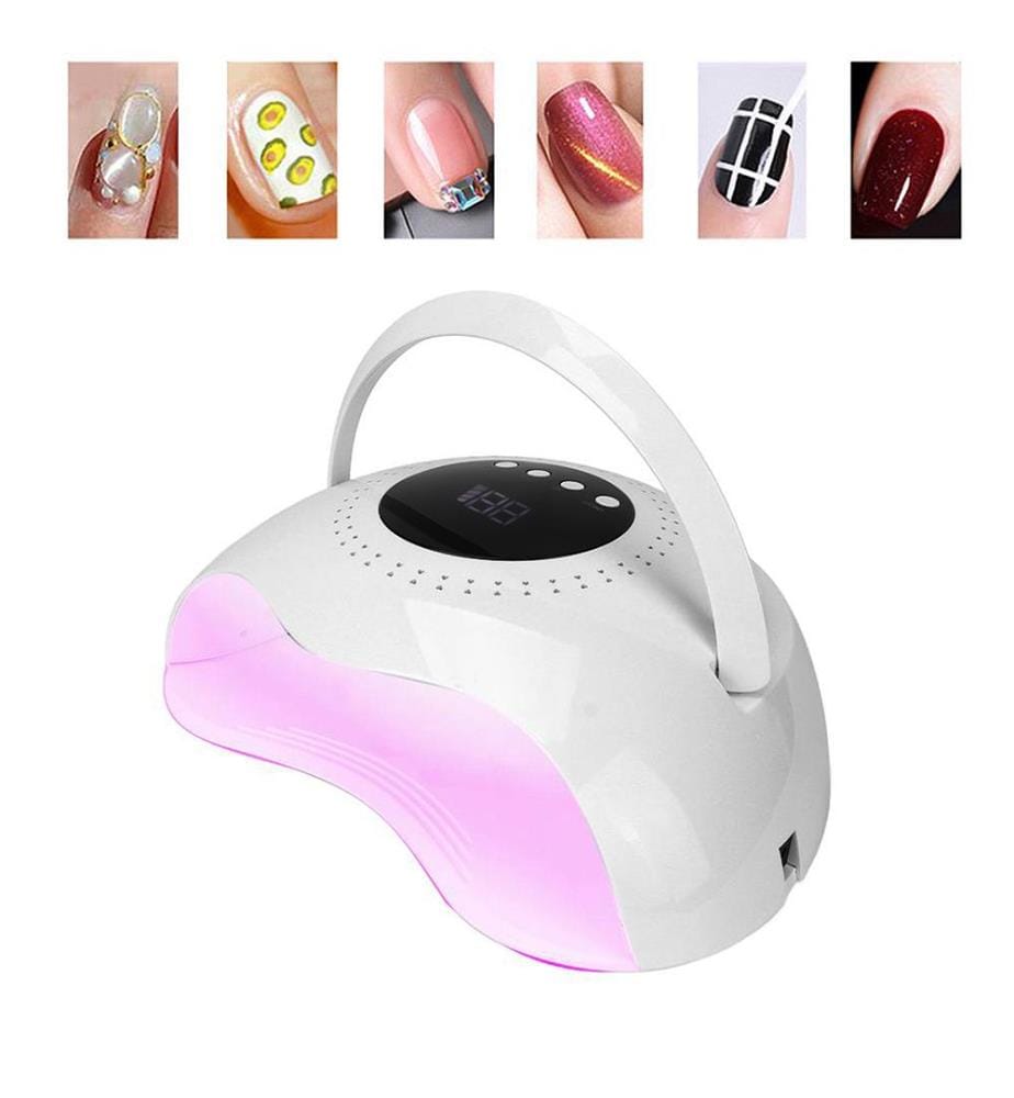 Station de séchage d'ongles UV ultraviolet 120W, avec 45 lampes LED