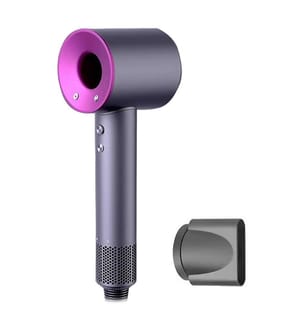 Séchoir ionique avec 4 niveaux de température, 3 niveaux de vitesse et 1600W de puissance - Gris foncé