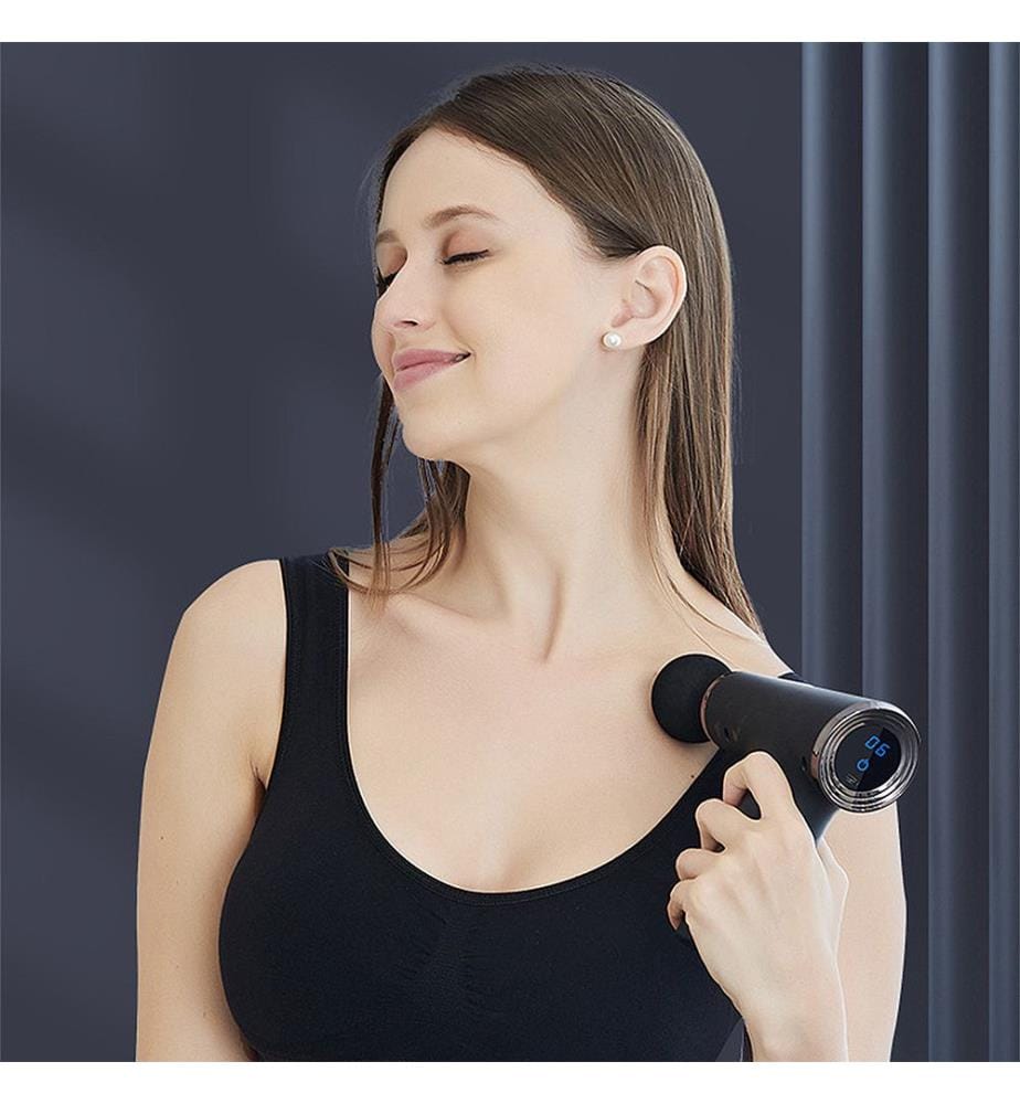Pistolet de massage 15 x 6,5 x 14 cm - Noir