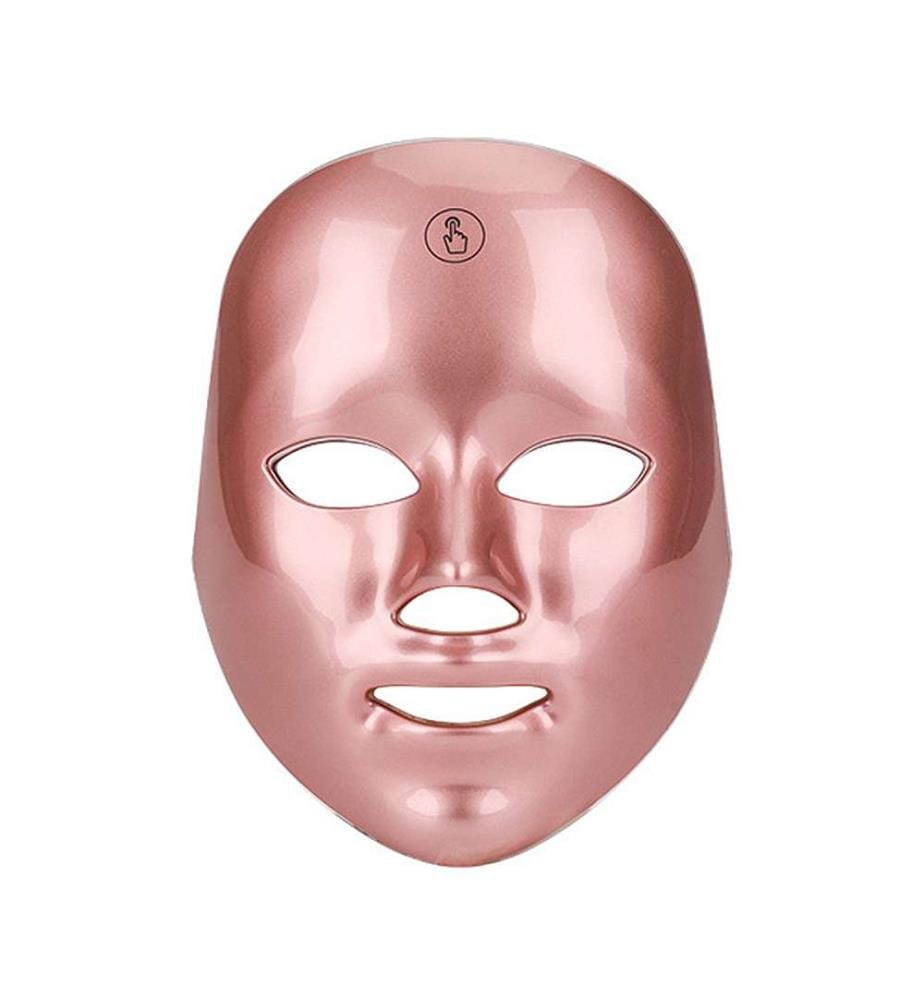 Masque tactile avec lumière LED Traitement 7 couleurs - Rose Gold