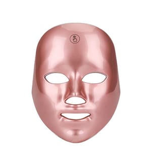 Masque tactile avec lumière LED Traitement 7 couleurs - Rose Gold