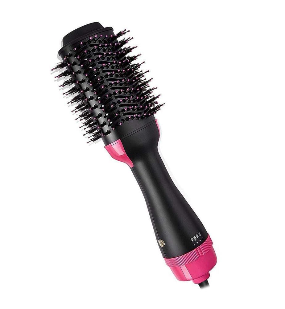 Brosse et séchoir 4 en 1 avec 3 niveaux de chaleur - Fuchsia