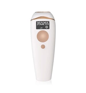Épilateur à lumière pulsée IPL 5 niveaux, 999 999 999 coups de flash - Blanc