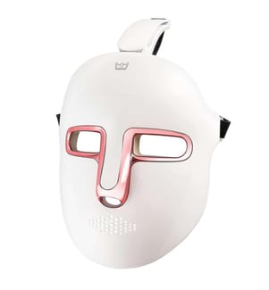 Masque photonique LED. Traitement par lumière 7 couleurs. Soin du visage, anti-âge, rajeunissement cutané - Blanc