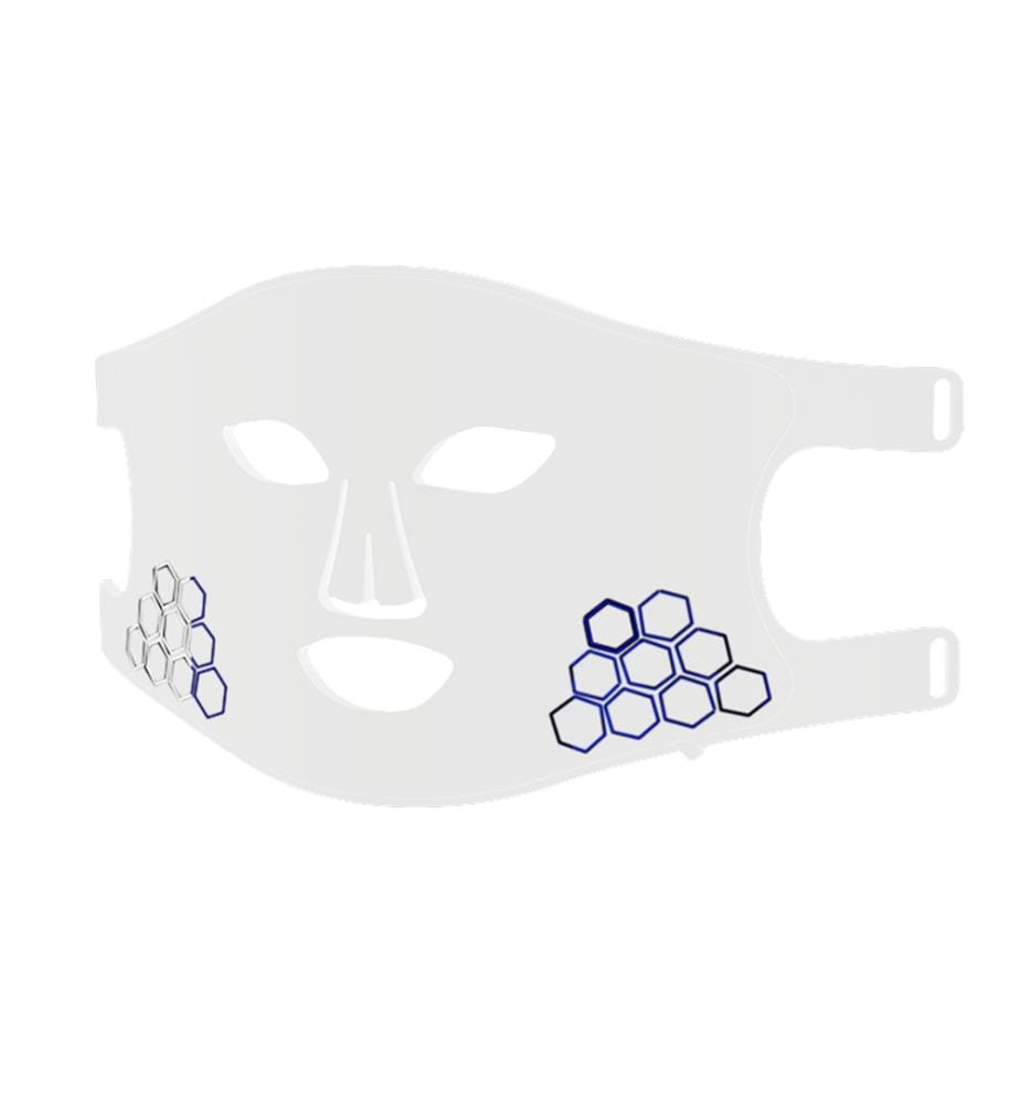 Masque facial à lumière Led avec 4 couleurs - blanc