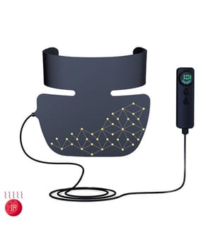 Masque pour la nuque avec traitement par lumière LED 4 couleurs et lumière infrarouge - Noir