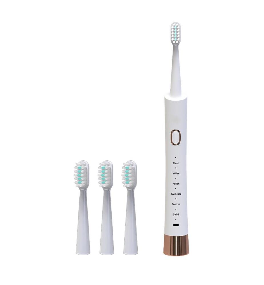 Brosse à Dents Électrique Sonique 38 000 Vibrations/Min - Blanc