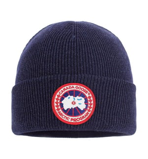 Mütze aus Merinowolle Arctic Disc - Marineblau