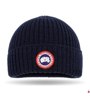 Beanie Arctic Disc Rib - Marinblau