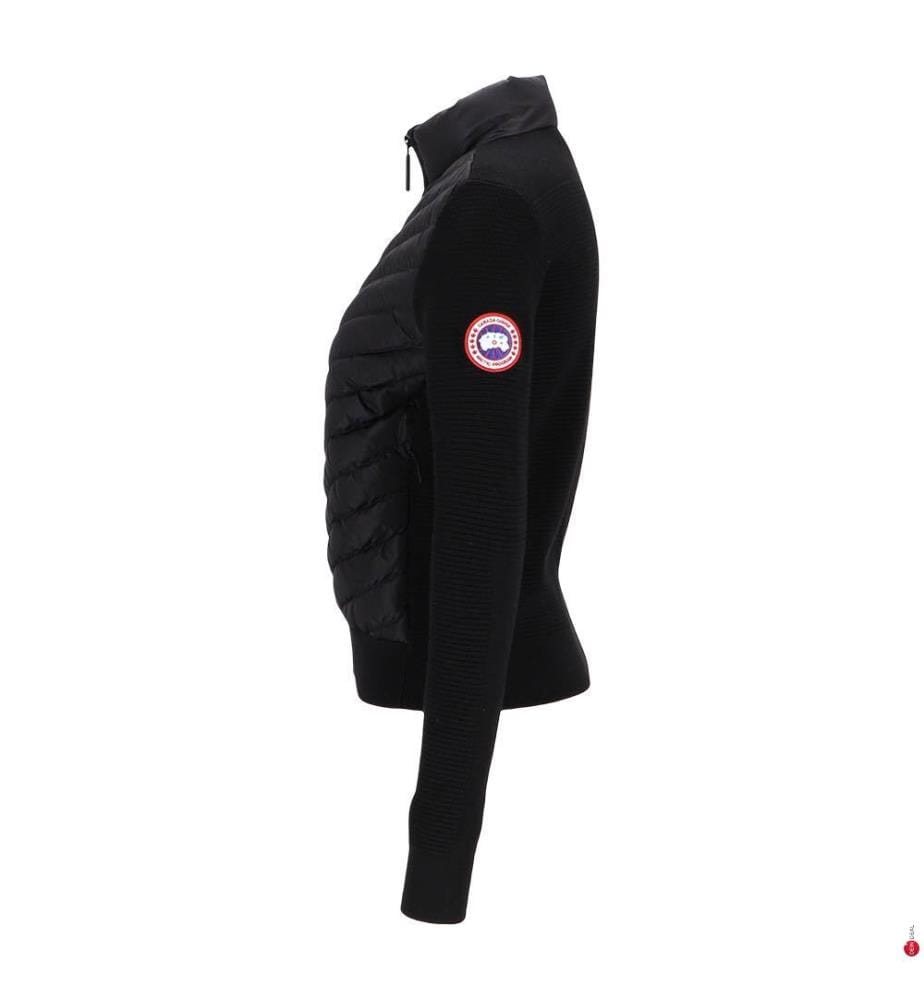 HyBridge Quilted Knit Jacket - Schwarz
