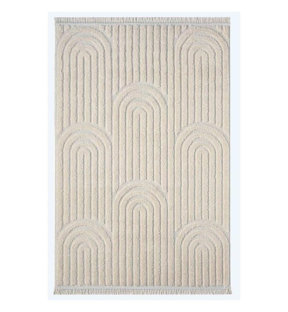 Tapis 140 x 200 cm - Crème