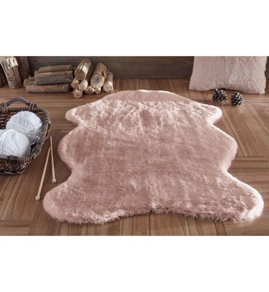 Tapis - 70 x 100 cm - Rose clair