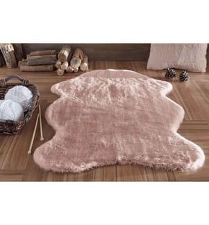 Tapis - 70 x 100 cm - Rose clair