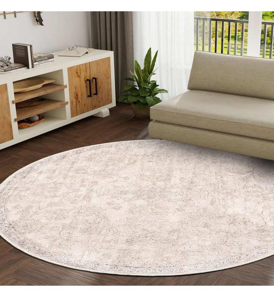 Tapis (120 x 120) - Beige