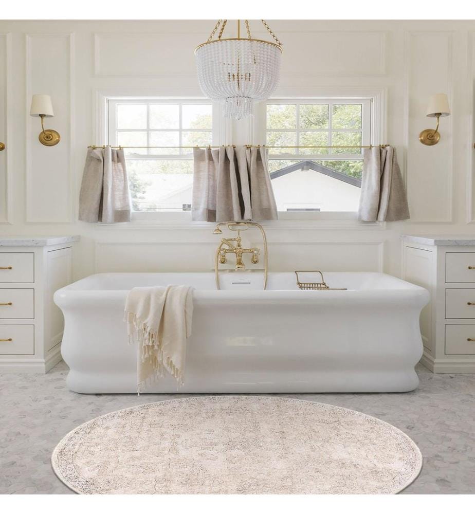 Tapis (120 x 120) - Beige