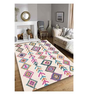 Tapis de salle - 80 x 150 cm - Multicolore