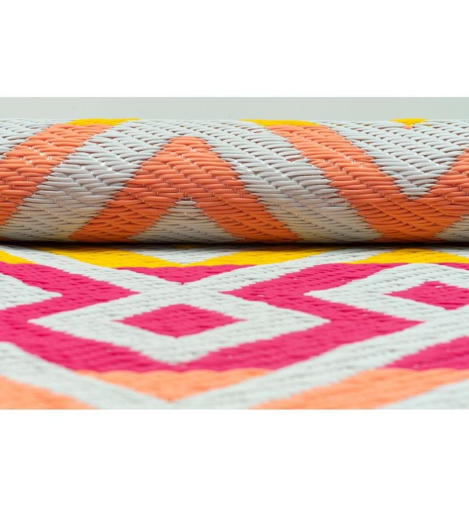 Tapis, 90 x 180, bleu, 100 % polypropylène