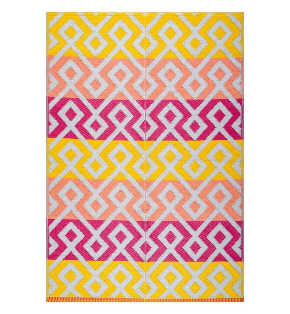 Tapis, 90 x 180, bleu, 100 % polypropylène