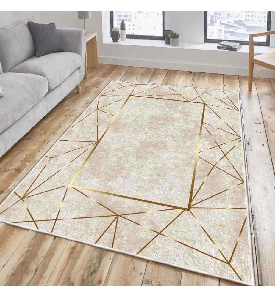 Tapis de couloir, 80 x 150, Multicolore, Tissu velours, Semelle coton