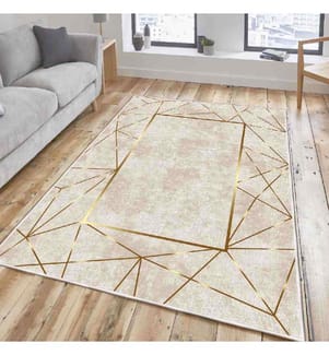 Tapis de couloir, 80 x 150, Multicolore, Tissu velours, Semelle coton
