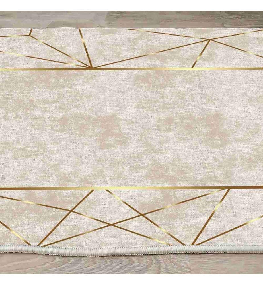 Tapis de couloir, 80 x 150, Multicolore, Tissu velours, Semelle coton