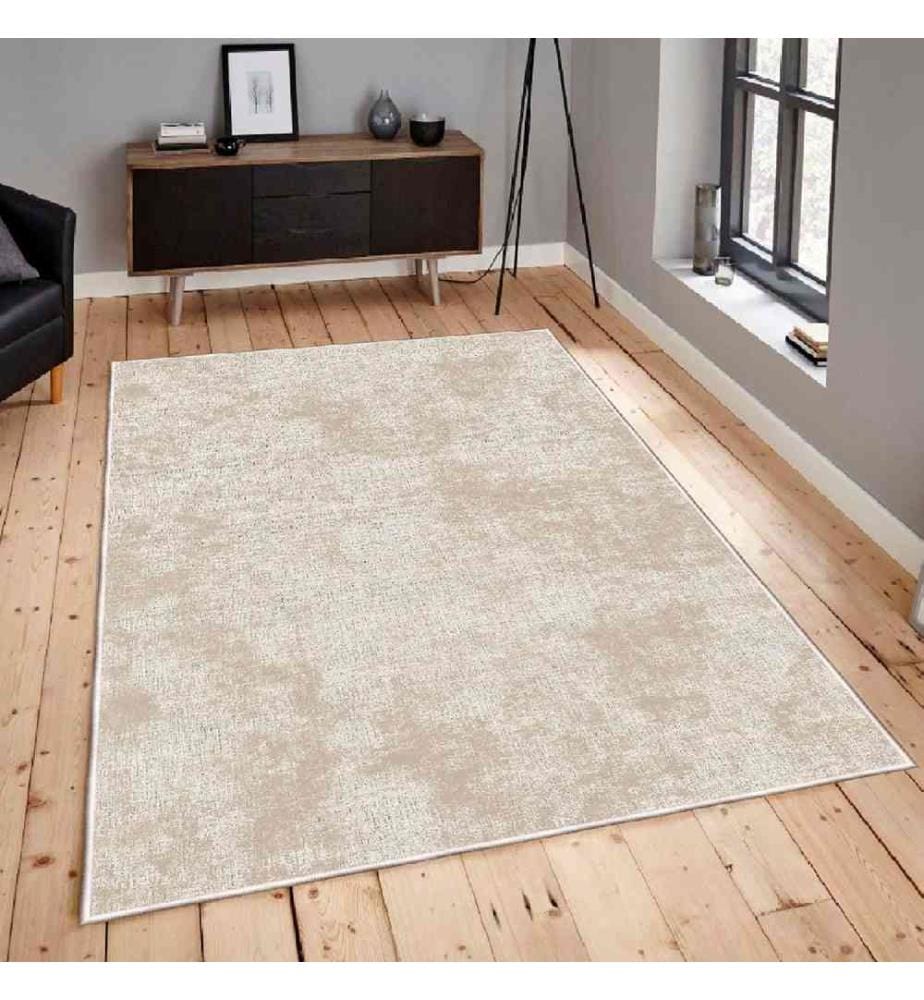 Tapis, crème, 100% coton, 80 x 120 cm